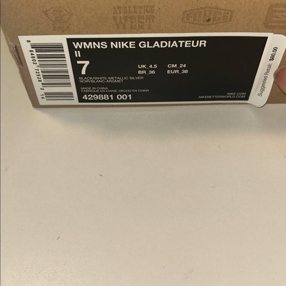 “SEND UR PRICE?” NEW! RARE…”NIKE” Black Gladiateur II Sneaker/Sandals ♥️ - Picture 6 of 7